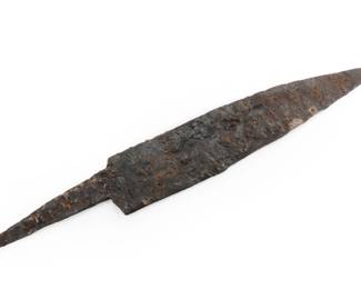 Lot 67 Viking Iron Scramasax Knife, 8th 10th C.