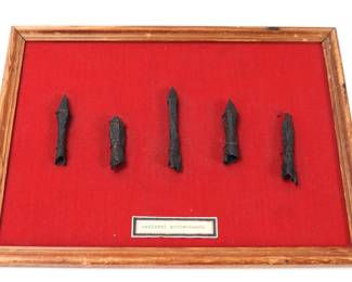 Lot 49 Fine Collection of Five Medieval Arrowheads, 12th15th C.