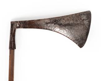 Lot 120 Massive European Iron Beheading Axe, 16th C.
