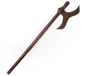 Lot 240 North Indian Bulova War Axe, 19th C.