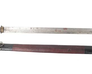 Lot 253 Early Bhutanese Patag Long Sword, 19th Century