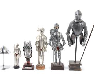 Lot 5 Collection of Miniature Armours