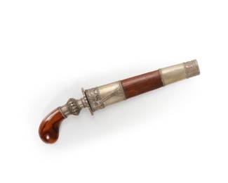 Lot 255 Philippine Moro Double Edged Dagger, Late 19th Early 20th C.