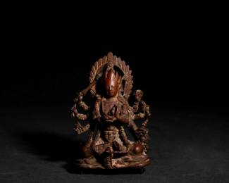 Lot 213 Exceptional Gilt Bronze Figure of Vasudhara, 16th Century