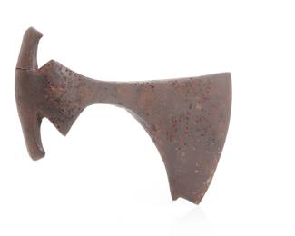 Lot 71 Viking Iron Winged Battle Axe Head, 8th 10th C.
