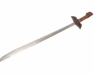 Lot 273 Philippine Kampilan Sword w Reduced Hilt, Late 19thEarly 20th C.