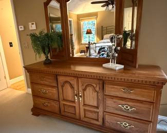 Lovely women's dresser w/mirror-AVAILABLE FOR PRE-SALE ITEM. CONTACT ME FOR INFO