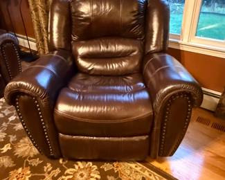 Leather reclining chair-PRE-SALE ITEM. CONTACT ME FOR INFO