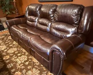 3-Cushion Leather Sofa-PRE-SALE ITEM. CONTACT ME FOR INFO