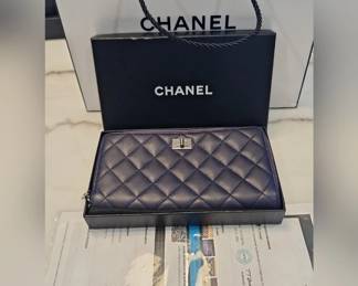 Purple Chanel Wallet