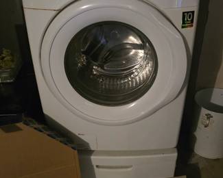 samsung washer and dryer combo one pedestal