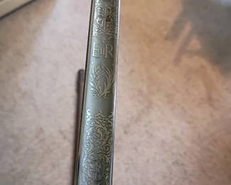 Queen Elizabeth the second officers sword EIIR collection