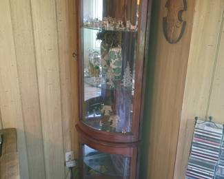 Corner Curio cabinet