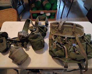 Vintage Military Equipment and uniforms