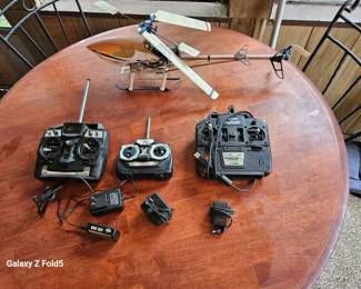 helicopter with remotes