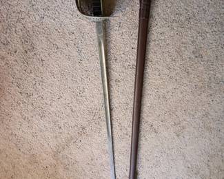 Queen Elizabeth the second officers sword EIIR collection