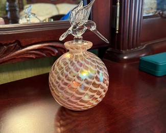 Hand blown perfume