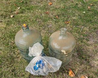 vintage glass bottles