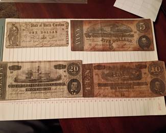 civil war confederate notes