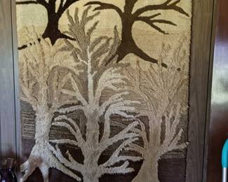 MCM rug wall hanging