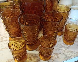 Amber Drinkware set