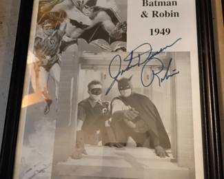 Signed Batman Collectables