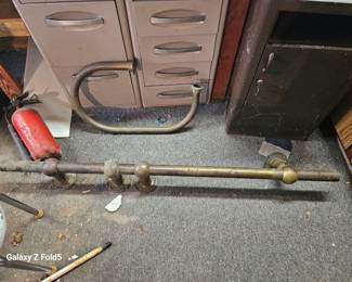 vintage brass bar footrail and more