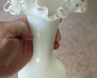 Fenton Silvercrest vase