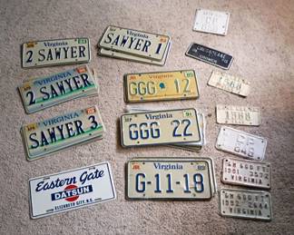 Vintage License plates