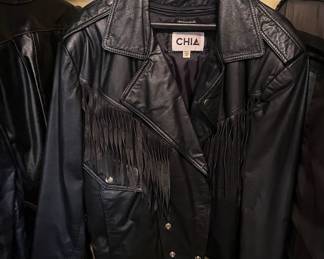 Vintage Fringed Leather Jacket