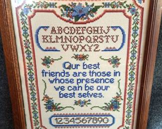 NEEDLEPOINT SAMPLER