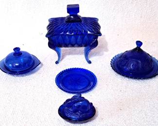 COBALT BLUE GLASS