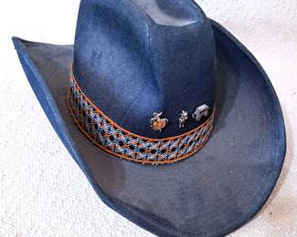 DENIM JEAN COWBOY HAT
