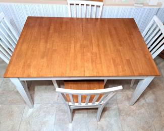 FARMHOUSE TABLE & 4 CHAIRS