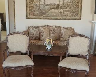Sofa with matching loveseat 