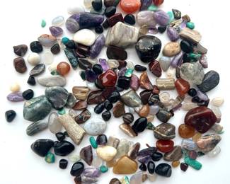 Over 100 Natural Gemstones Lot #: 32