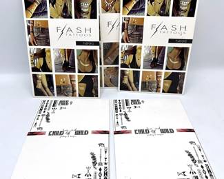 5 Temporary Tattoo Kits By Flash Tattoos Lot #: 160