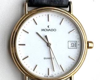 Movado ESQ Quartz Watch Model 87-A4-885M Lot #: 91