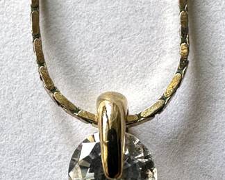  Givenchy Gold Plated Gem Necklace Lot #: 10