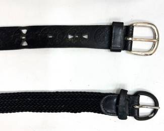 4 Belts: Suede, Leather & More Lot #: 97