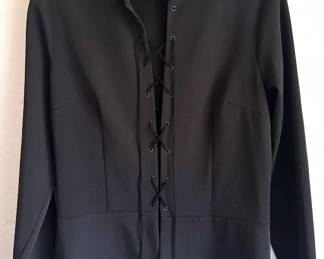 Fredrick's Of Hollywood Lace Up Jacket, Size 10 Lot #: 123
