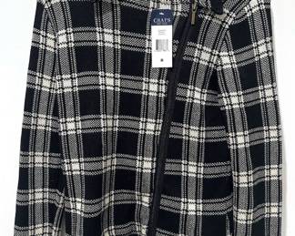New With Tags Chaps 100 Percent Cotton Jacket, Women's Size Medium Lot #: 144
