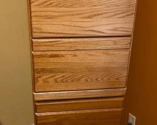 Wooden Filing Cabinet Shredder
