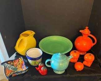 Colored Dishware And Fiestaware