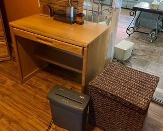 Desk, Shredder, And More