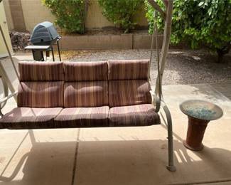 Porch Swing And Decor