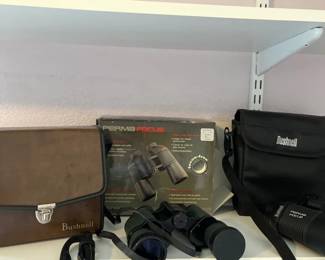 Two Bushnell Binoculars