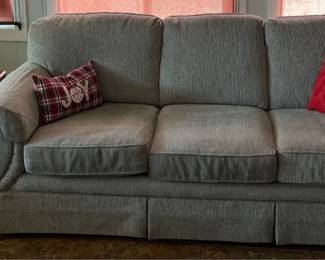 Flexsteel Sofa With Pillows End Table