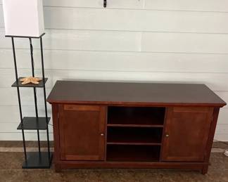 TV Cabinet And Lamp