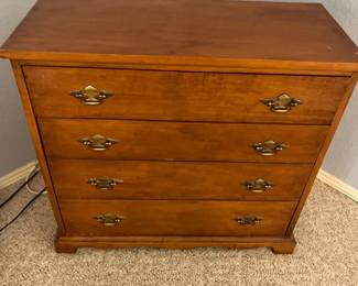 Vintage Wooden Record Cabinet